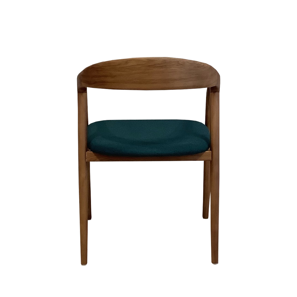 チェアC381ウォールナット／グリーン - 4