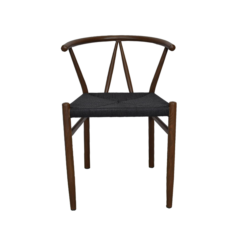 チェアBR2514ブラック／ウォールナット