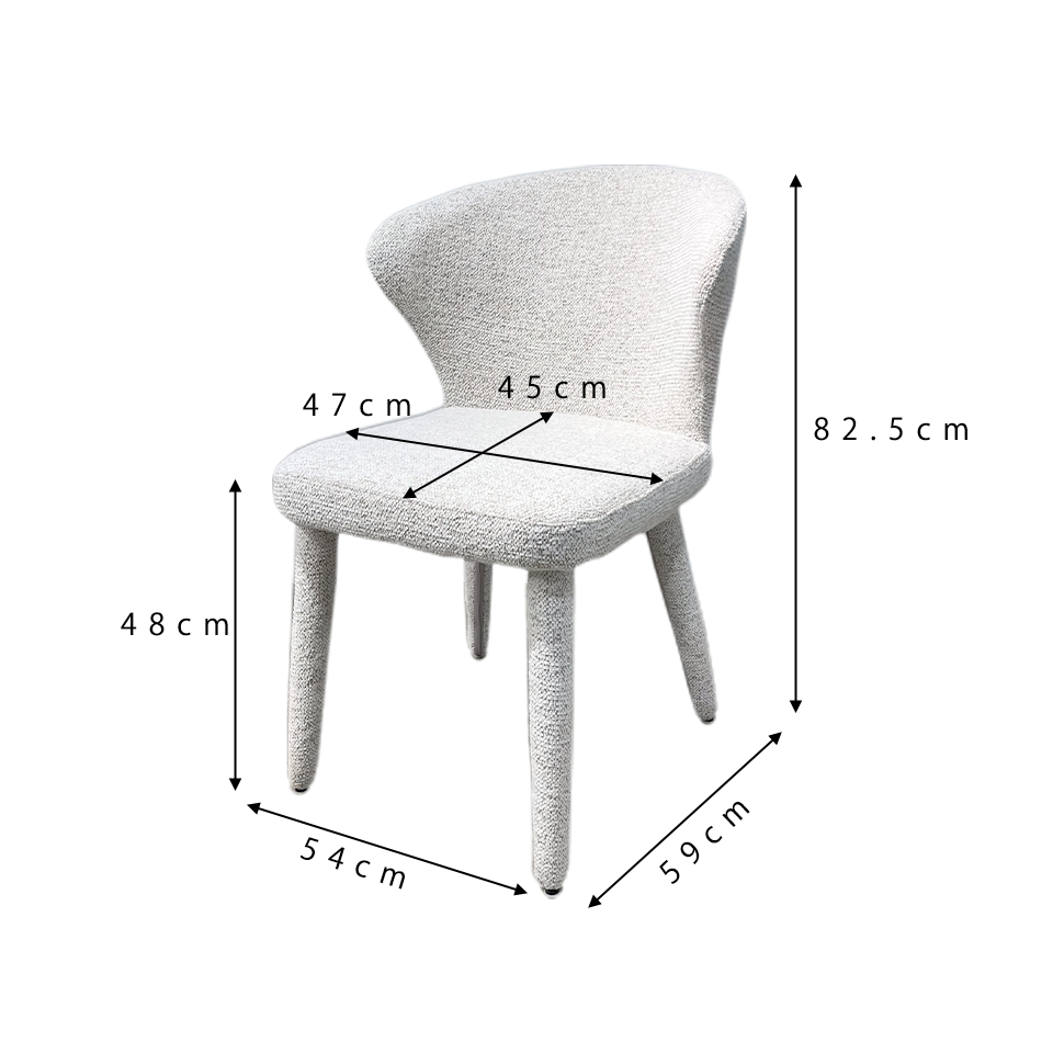 DC2985チェアライトブラウン - 12
