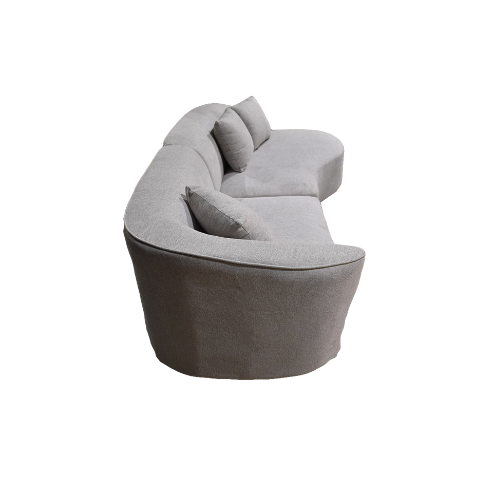 カウチソファS856グレー - 4