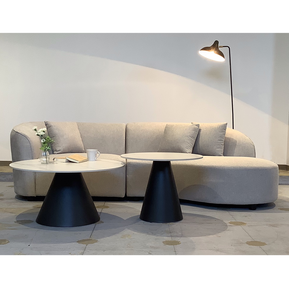 カウチソファS856グレー - 6