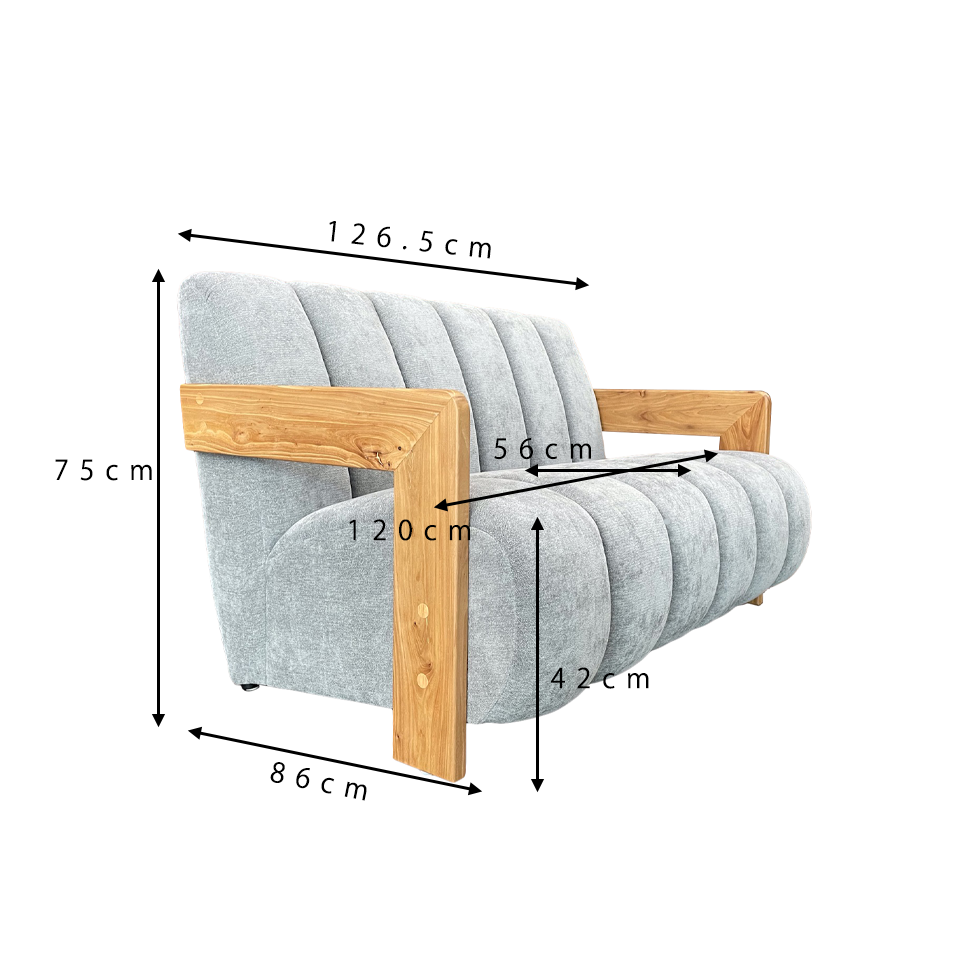 ソファCH-255-2 2人掛けグリーン - 13