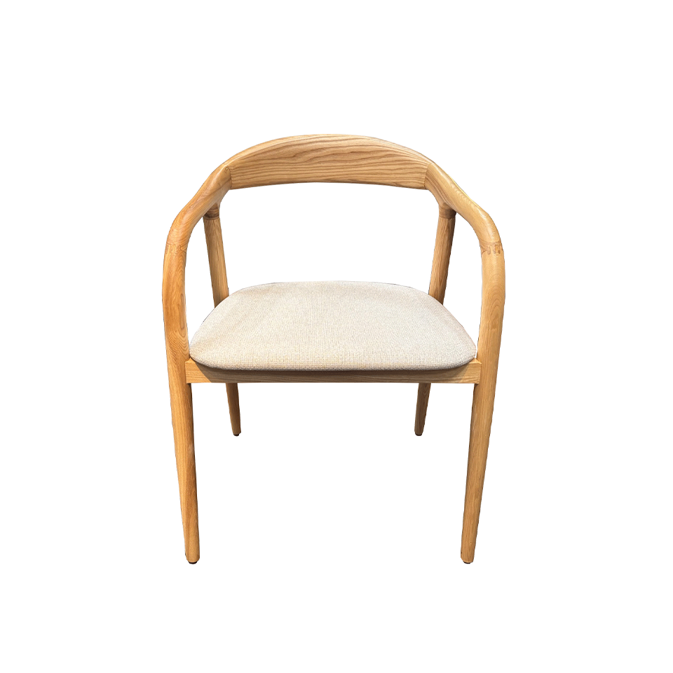 チェアC381ナチュラル／ライトグレー - 4