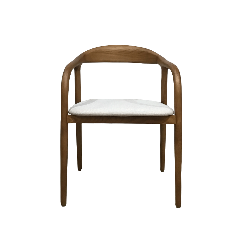 チェアC381ウォールナット／ライトグレー - 3