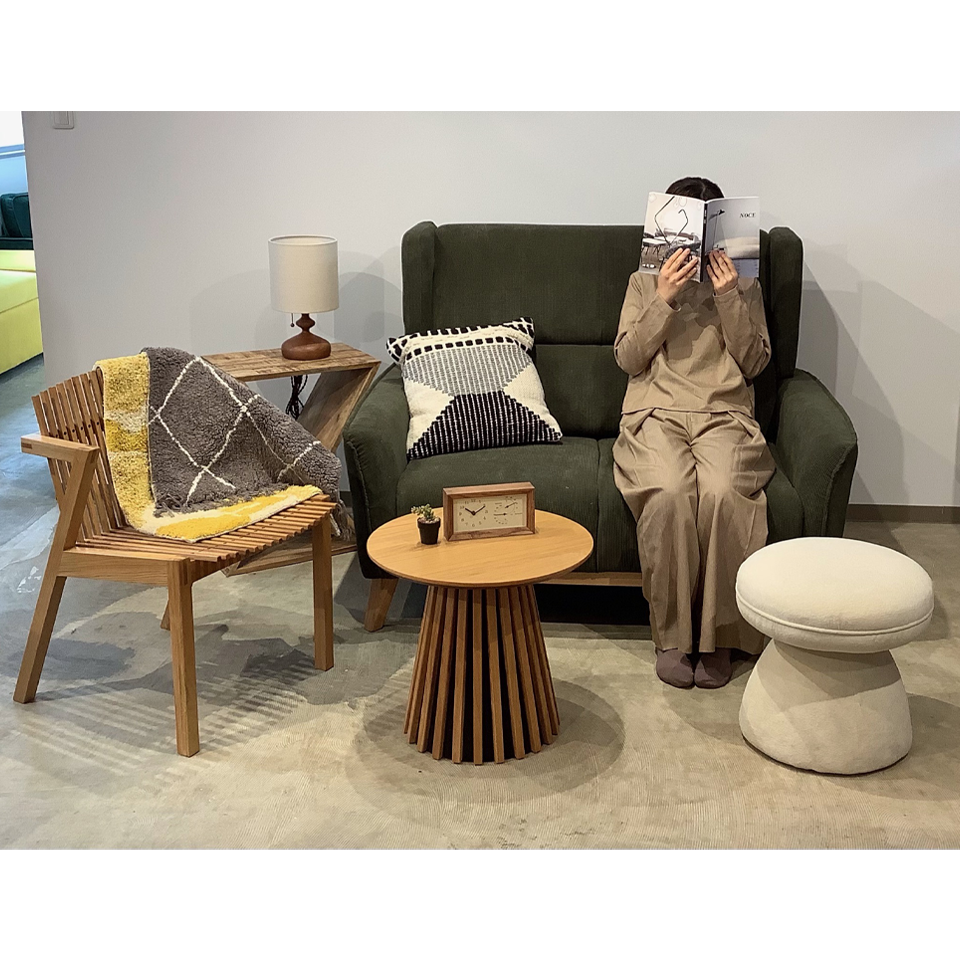 ソファTM-250473 2人掛けグリーン - 12