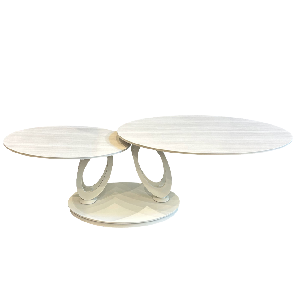 センターテーブル CT107ホワイト／ホワイト - 4