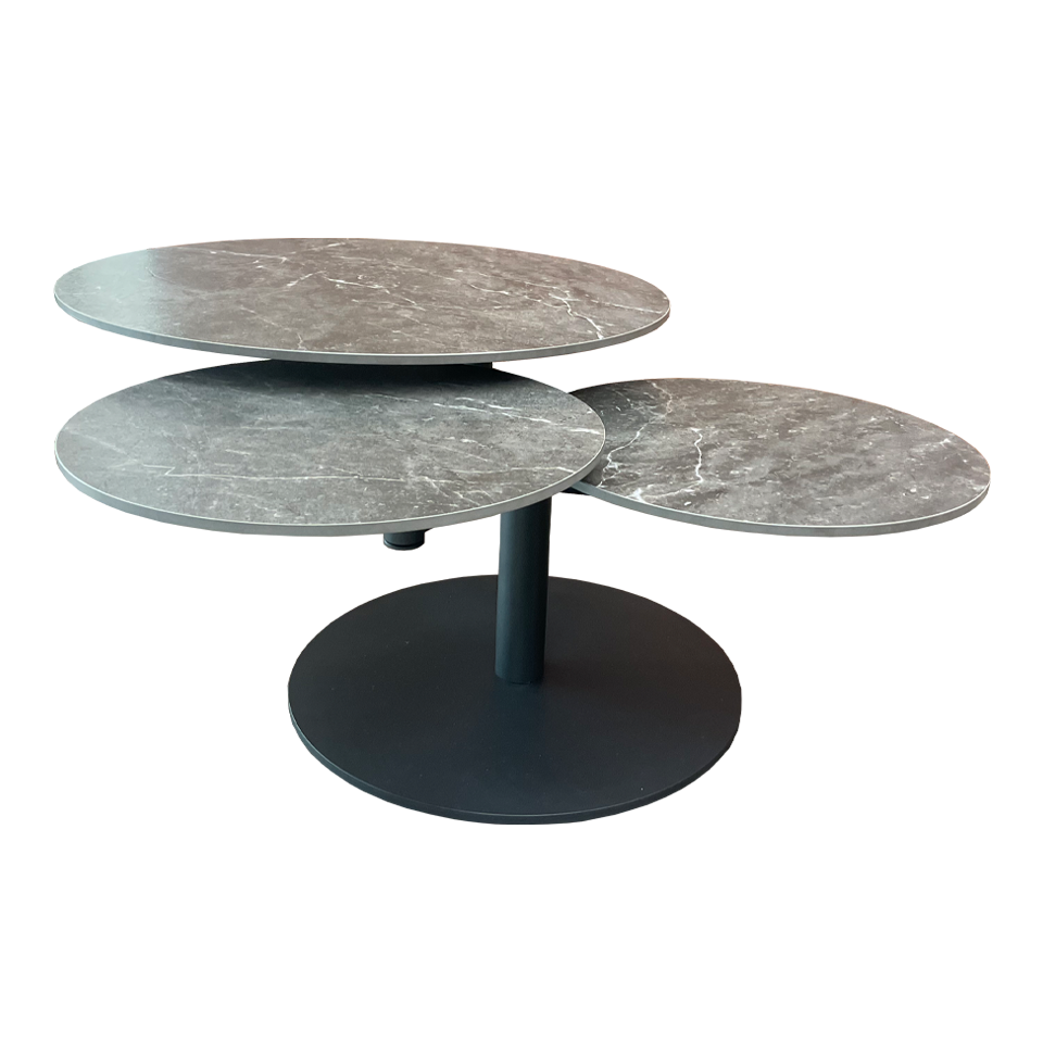 センターテーブル CT131ブラック／ブラック - 3