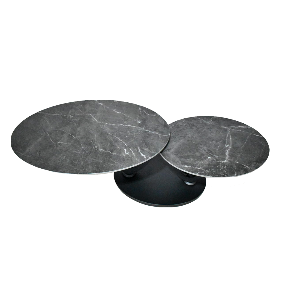 センターテーブル CT107ブラック／ブラック - 4