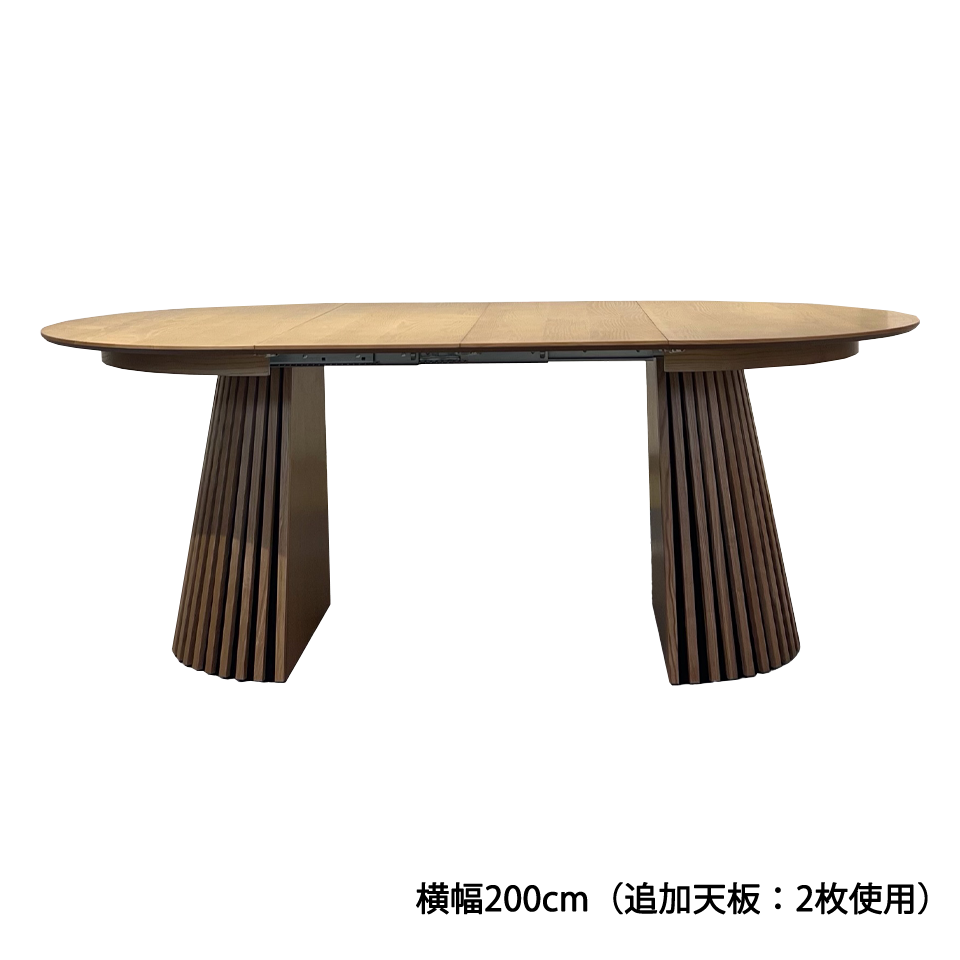 エクステンションテーブルGDR120Yオーク - 4