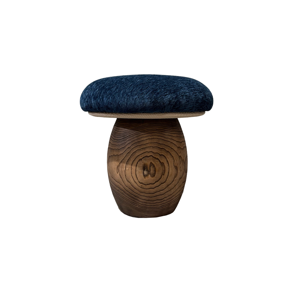 チェア マッシュルームブルー - 2