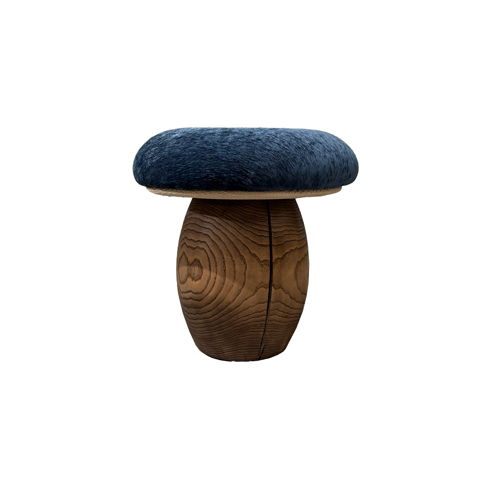 チェア マッシュルームブルー - 3