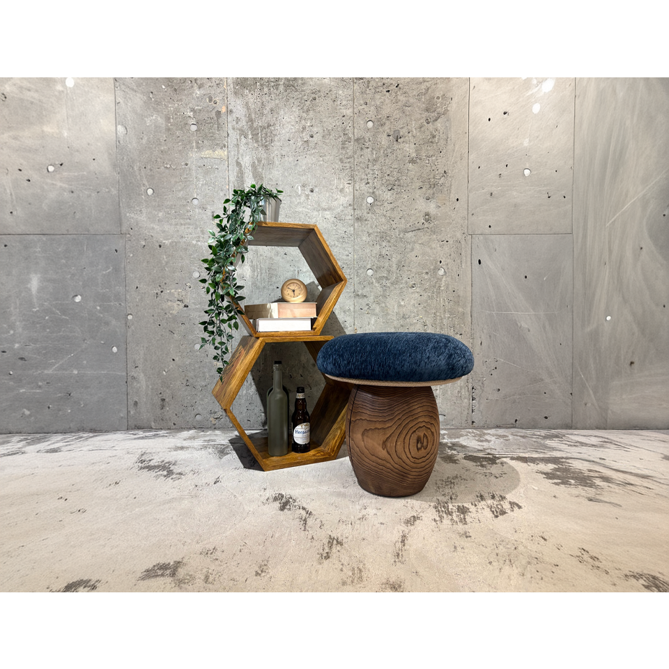 チェア マッシュルームブルー - 5