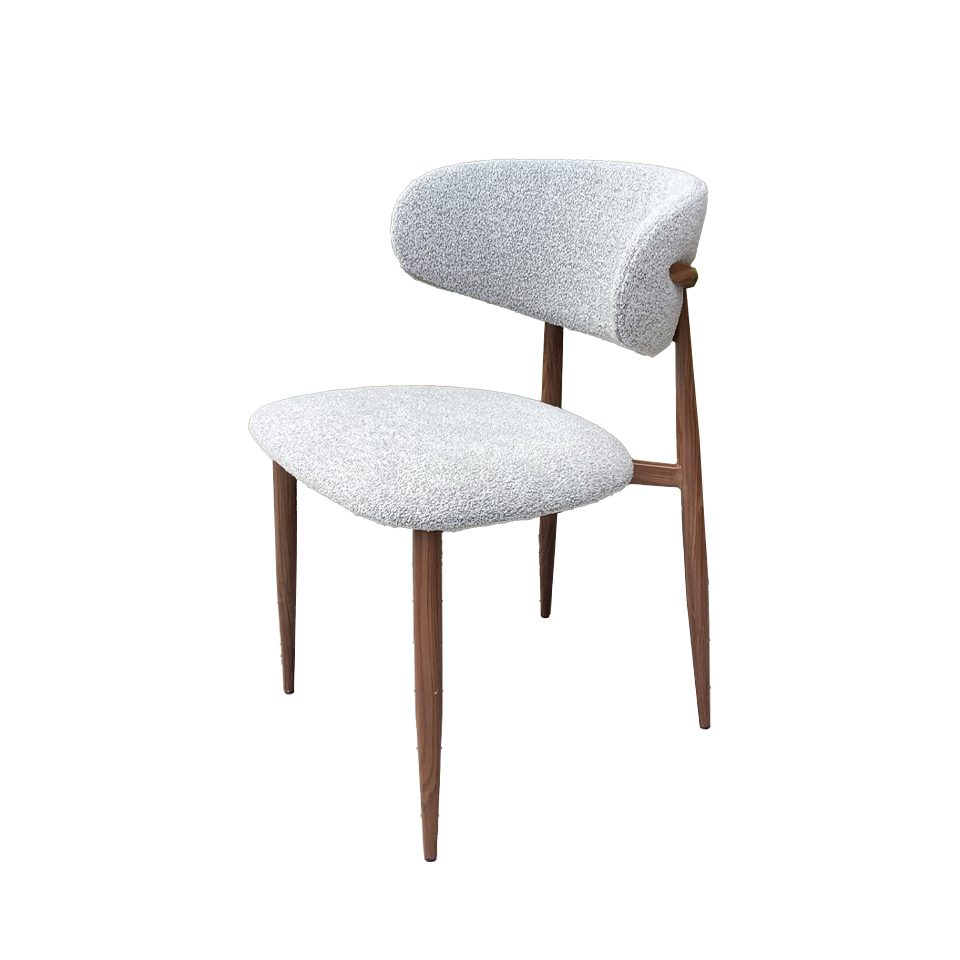 【同色2脚組】チェアZLM013ウォールナット／ライ... - 3