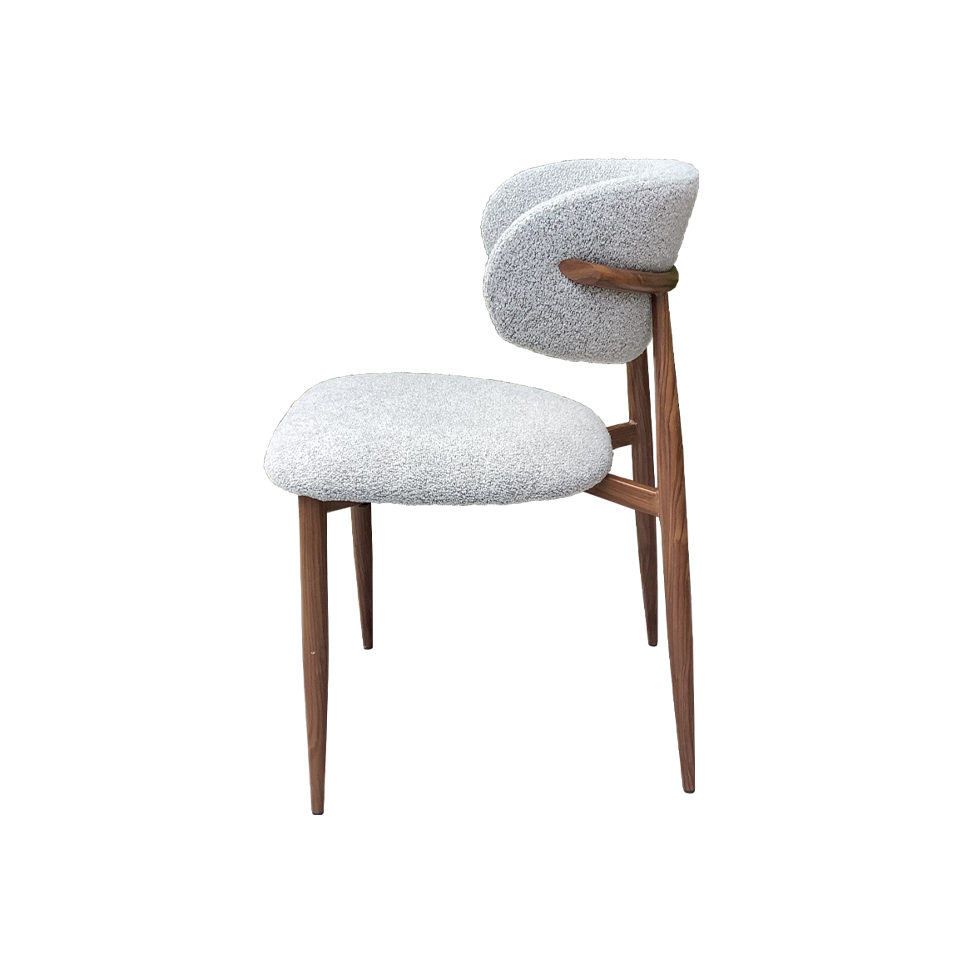 【同色2脚組】チェアZLM013ウォールナット／ライ... - 4