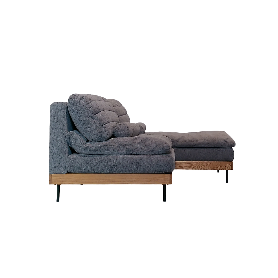 カウチソファ YU9671グレー - 5