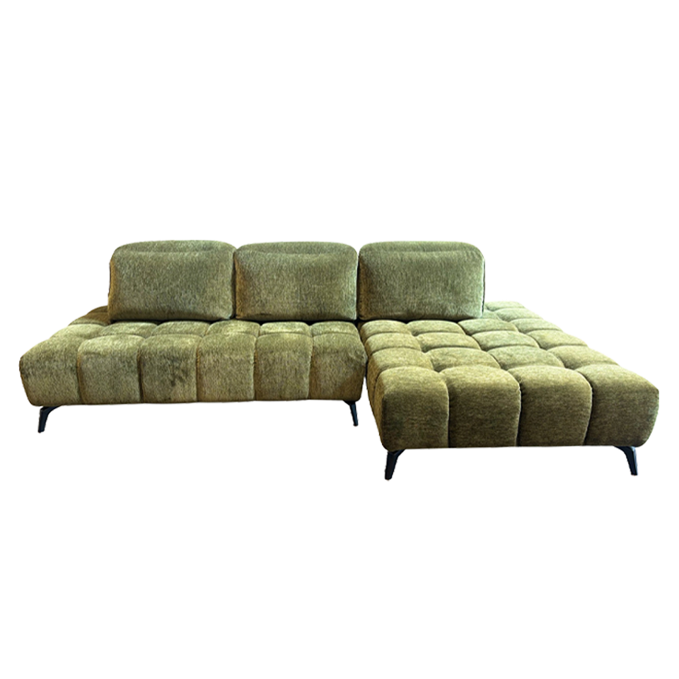 カウチソファYU6607グリーン - 6