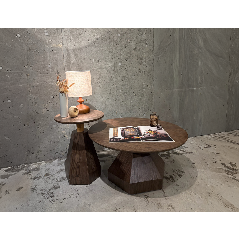 サイドテーブル9347-STウォールナット／ナチュラル - 7