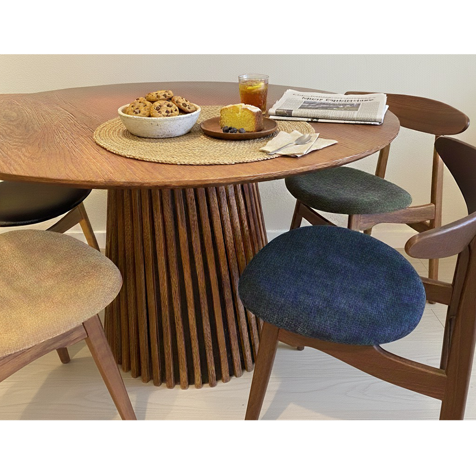 チェアRY54ウォールナット/ダークブルー - 5