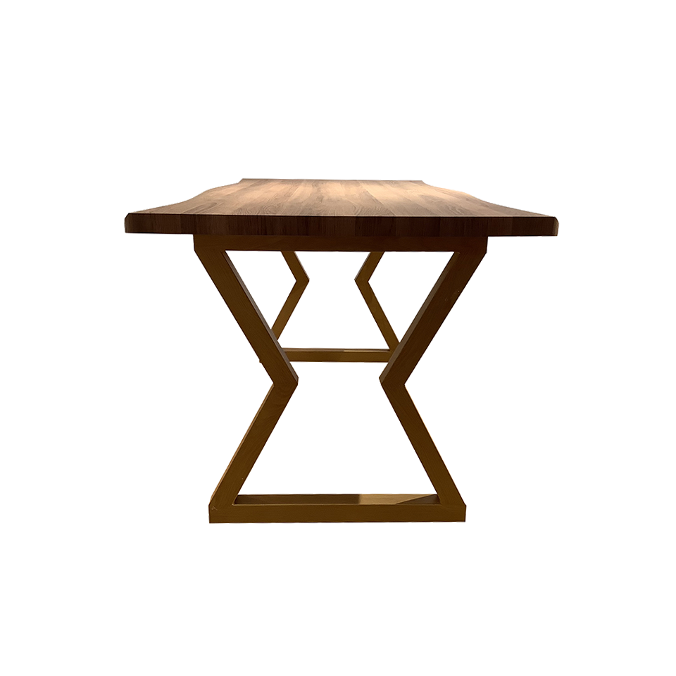 SDT-8885ダイニング（160天板）ナチュラル×（脚... - 3