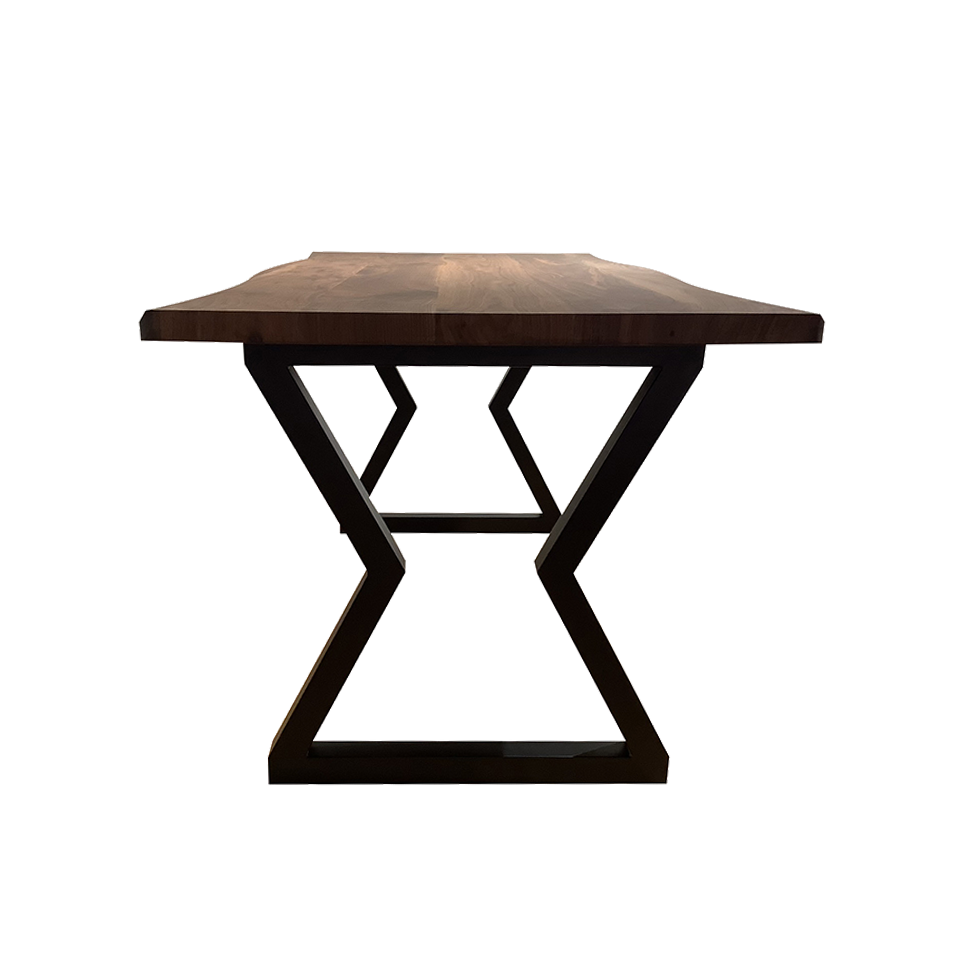 SDT-8885ダイニング（160天板）ウォールナット×... - 3