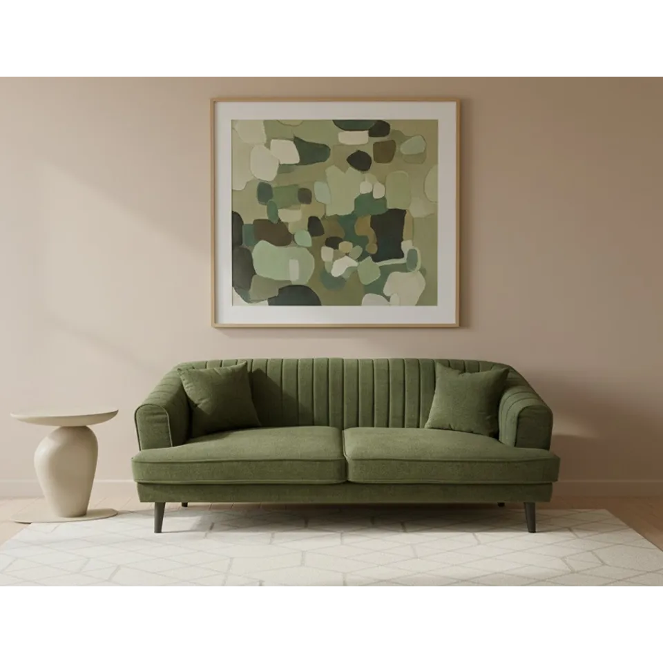 ソファSANTE 3人掛けグリーン - 8