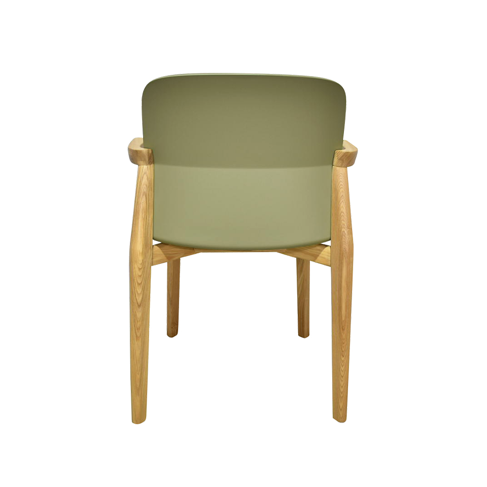 チェアDC-S258Aナチュラル／グリーン - 5