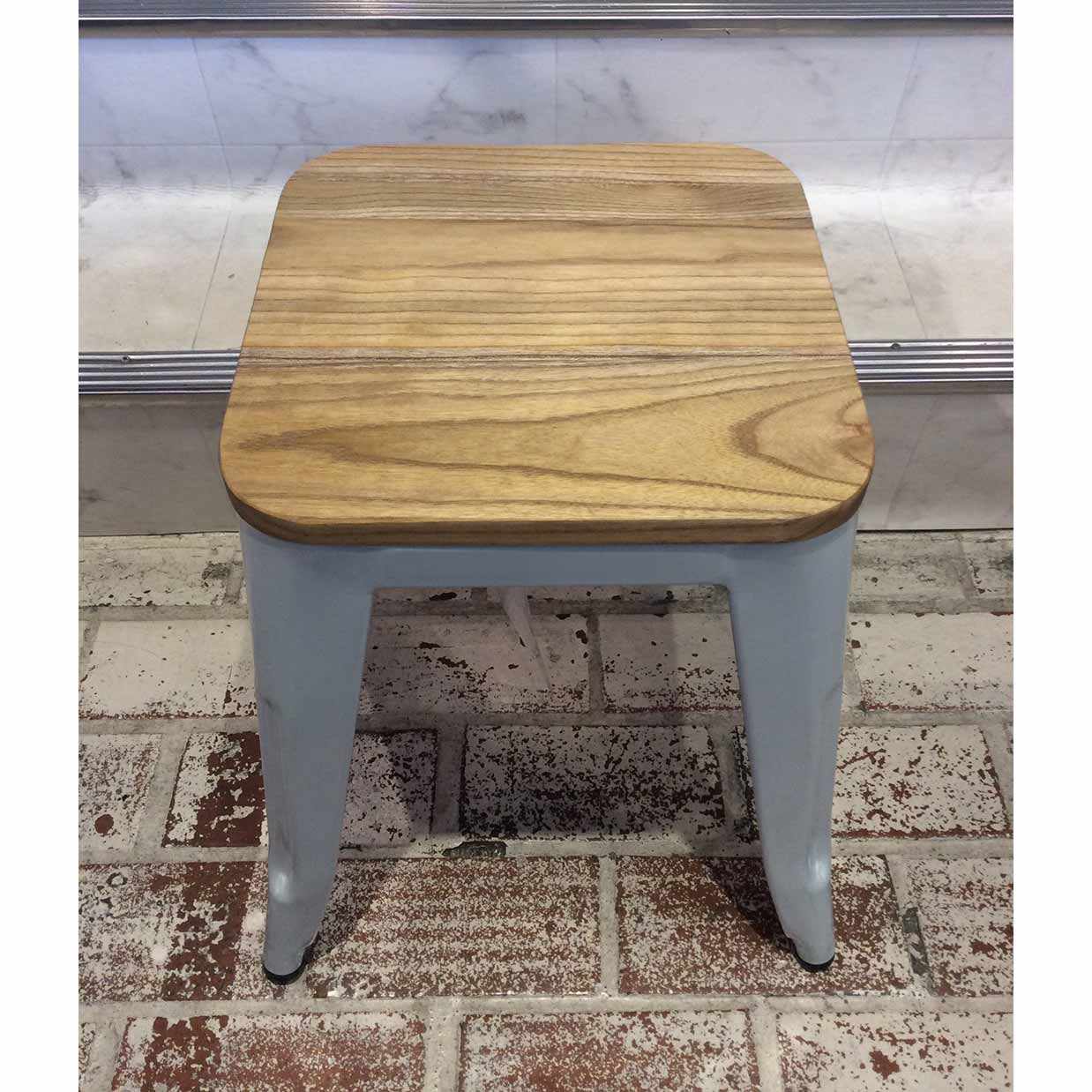 【同色２脚セット】スツールT3503-18Mグレー - 2