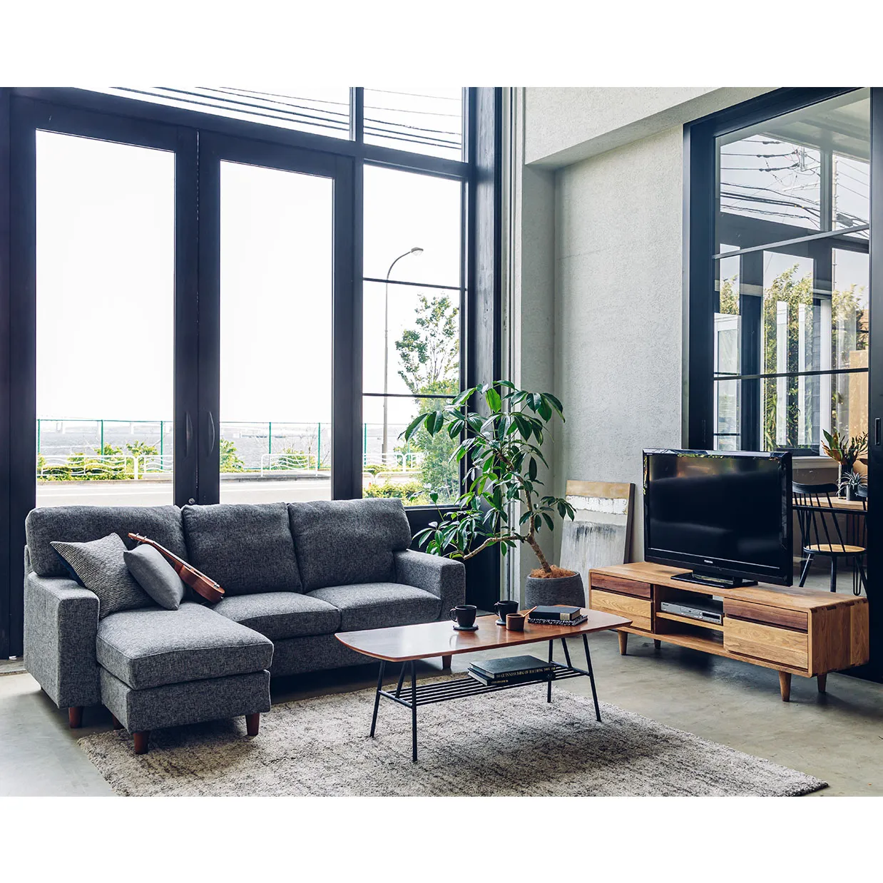 センターテーブルBF6901ウォールナット - 8