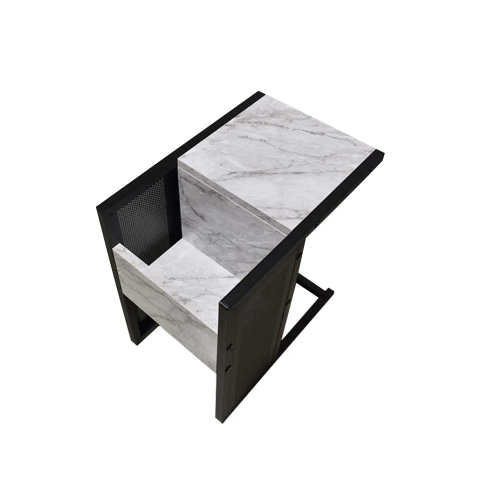 サイドテーブルBF8462マーブル - 4