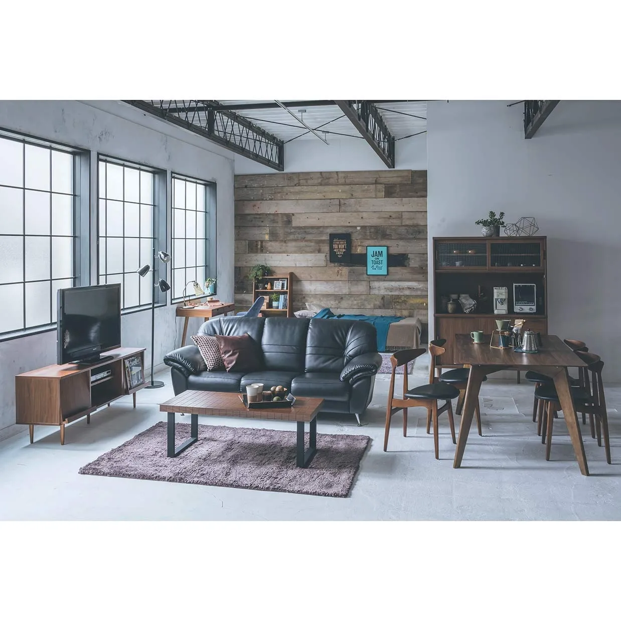 チェアRY54ウォールナット/ブラック - 4