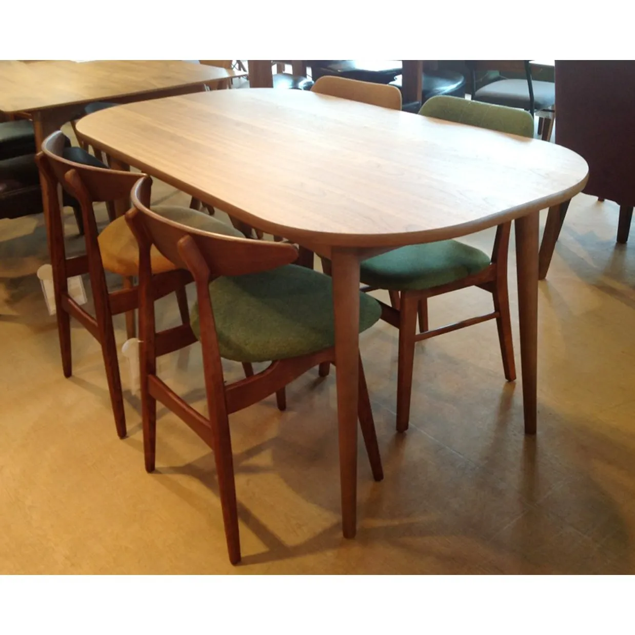 チェアRY54ウォールナット/グリーン - 5