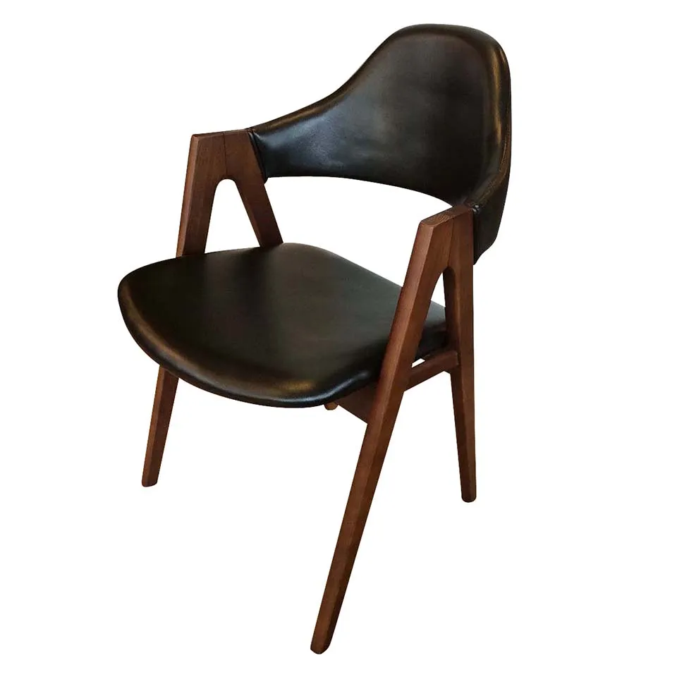 チェアRY14ウォールナット/ビニールブラック - 2