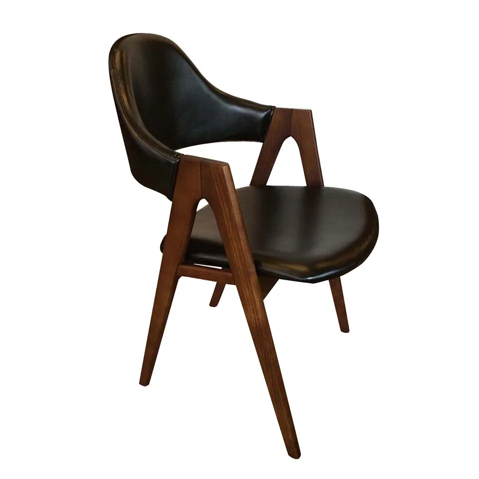 チェアRY14ウォールナット/ビニールブラック - 3