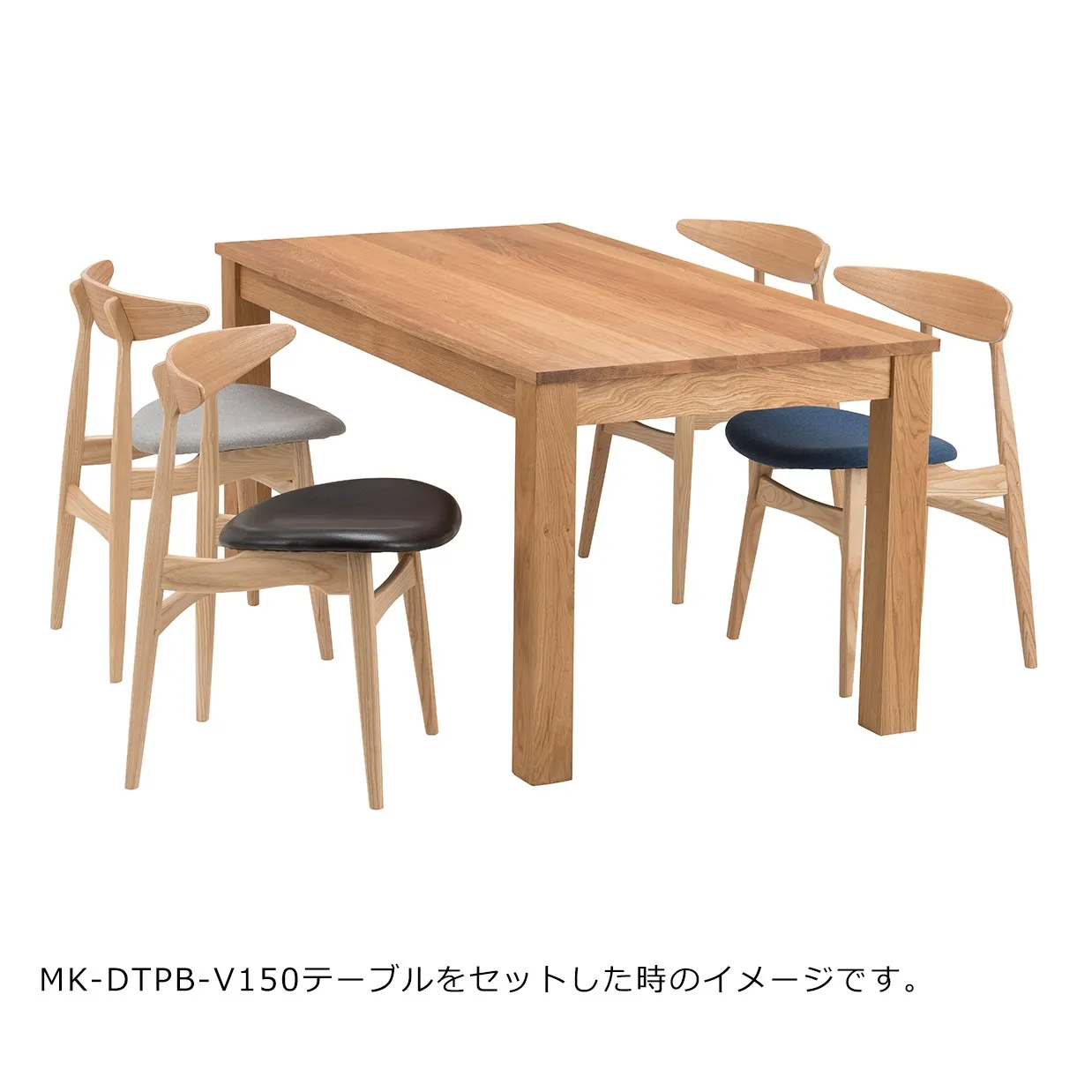 チェアRY54ナチュラル/グレイ - 5