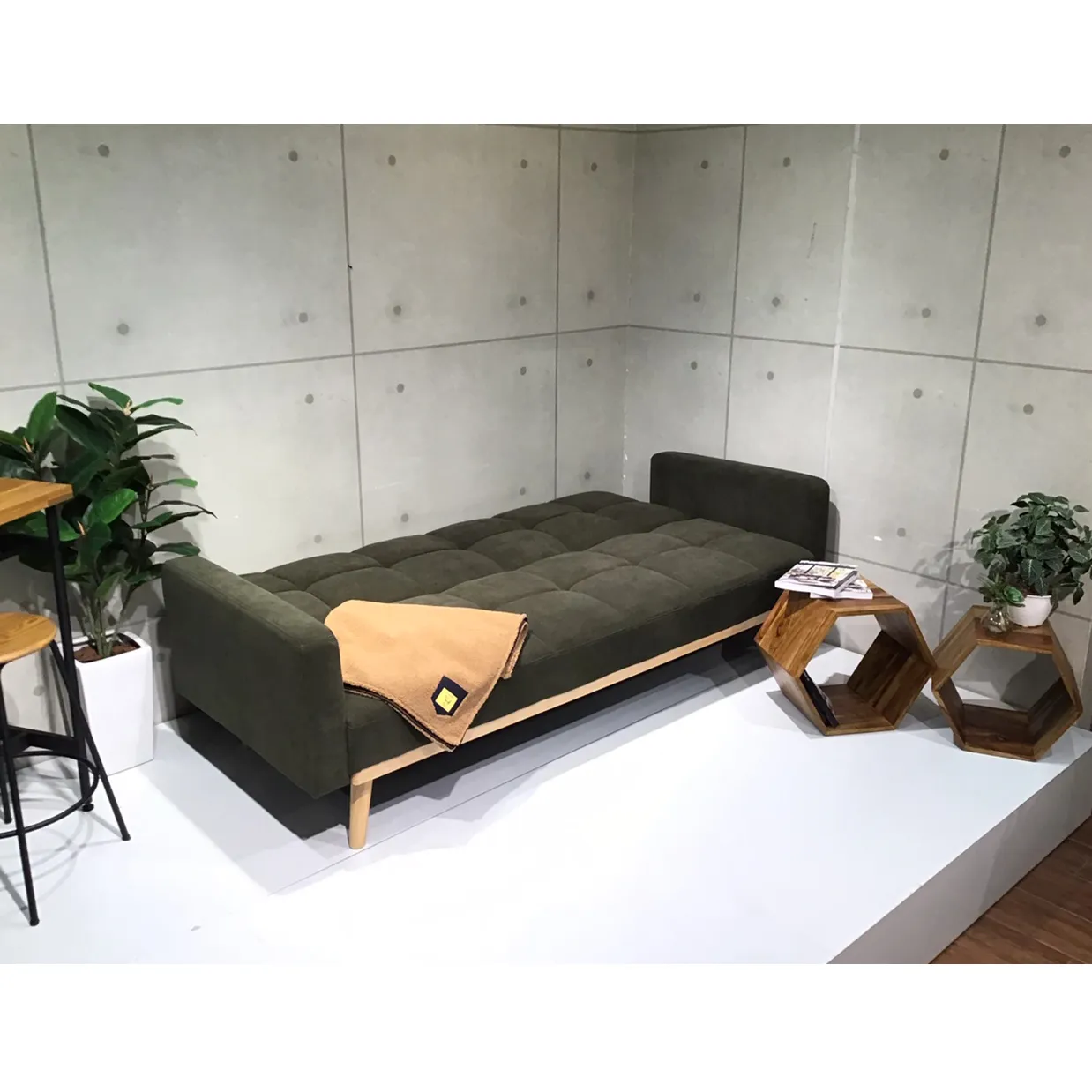 ソファーベッドTM-190616グリーン - 10