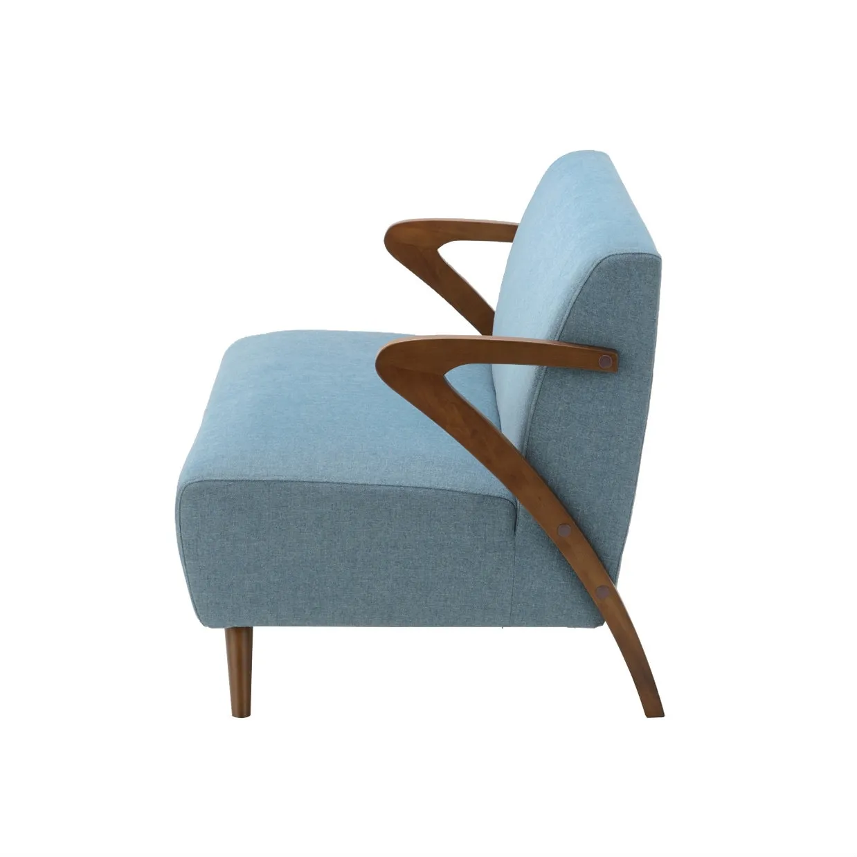 ソファ8581B 2人掛けブルー - 3