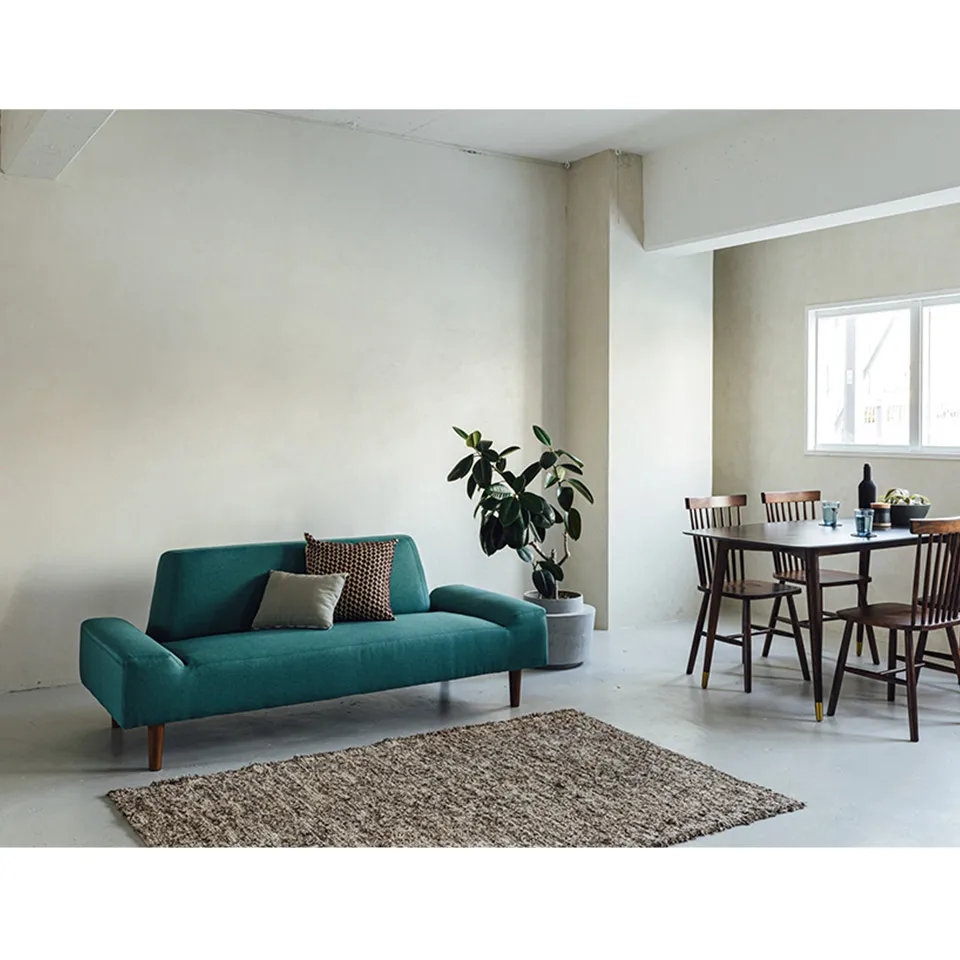 ソファYU8510 3人掛けピーコックグリーン - 6