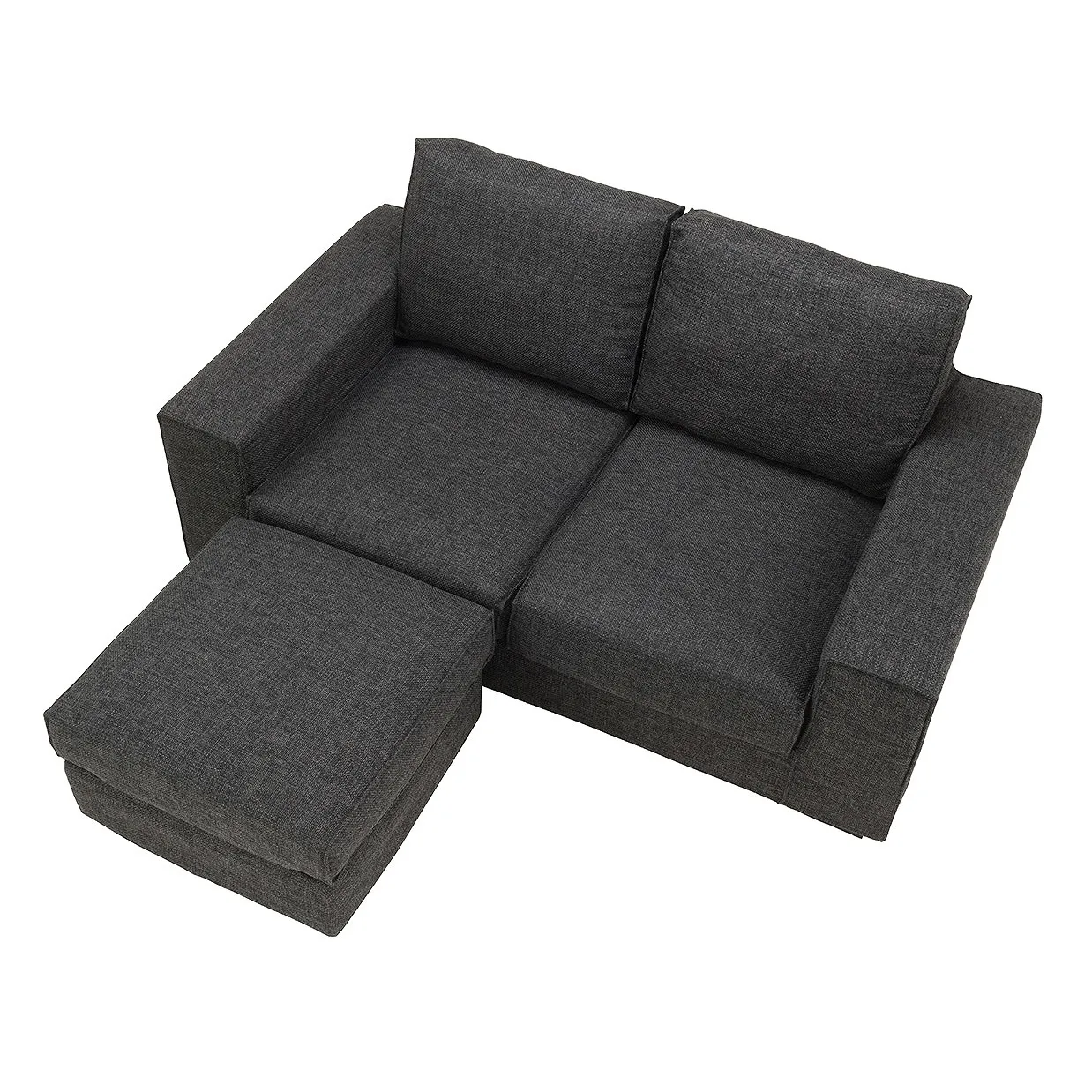 ソファTD9811A 2人掛けセット（オットマン付き）【送料・開梱... - 4