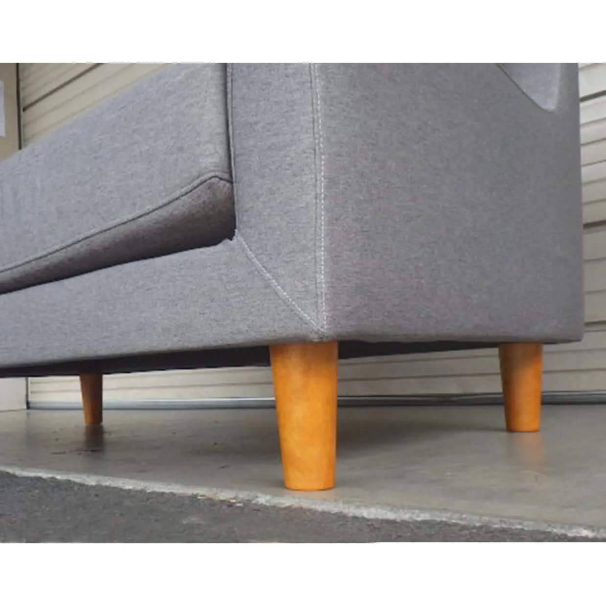 ソファTD2905 2人掛けグレー - 5