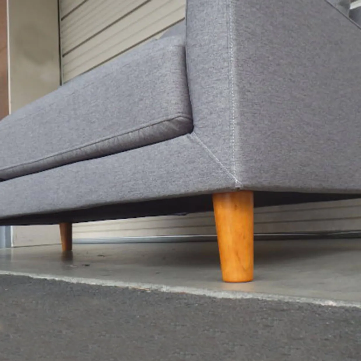 ソファTD2905 3人掛けグレー - 5