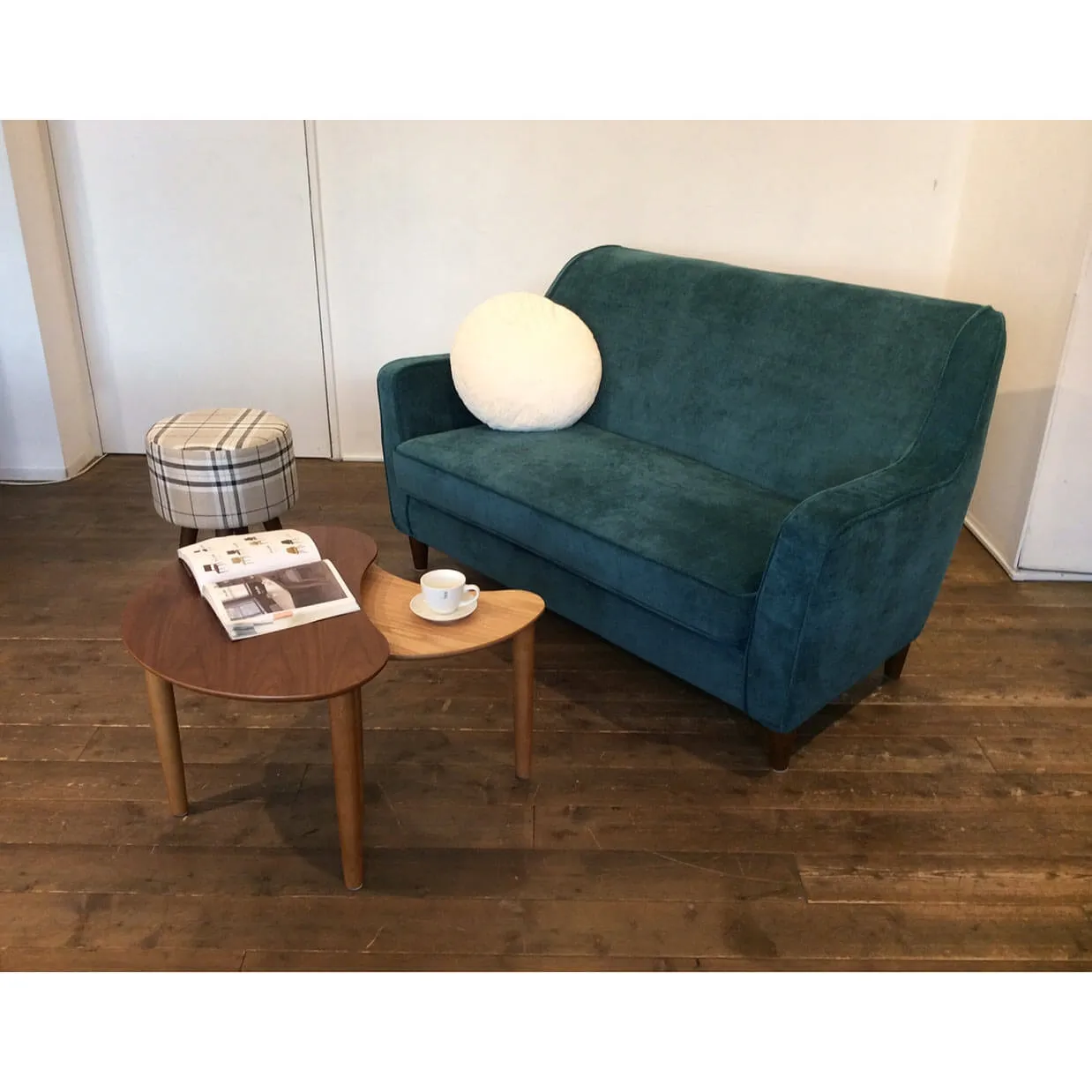 ソファTD1914 2人掛け66Aブルー - 9