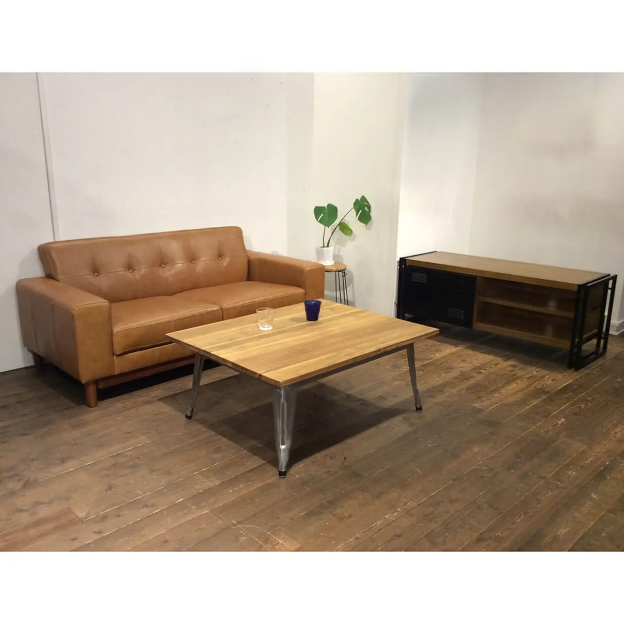 ソファ【本革】HY7311D 3人掛けキャメル - 5