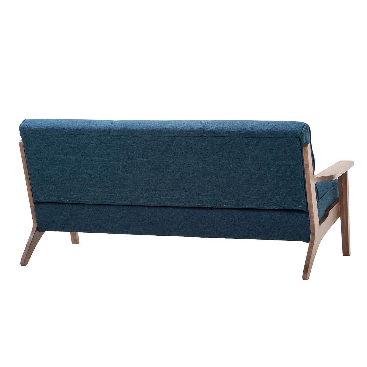 ソファNC130A 3人掛けブルー/ウォールナット - 4
