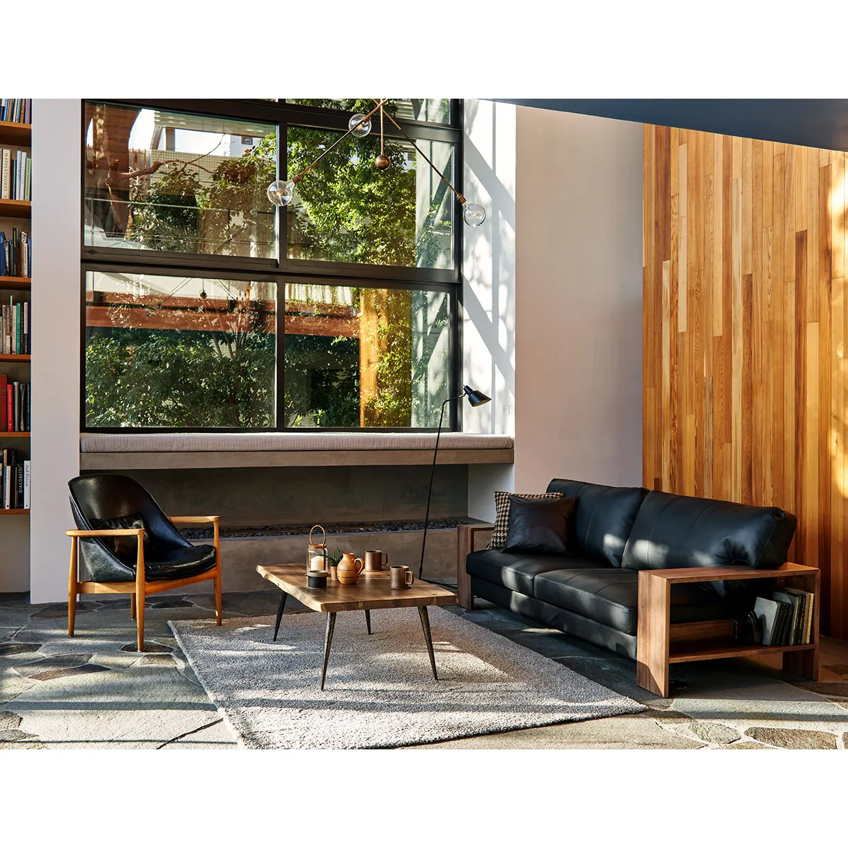 ソファ【本革】NC415 3人掛けブラック... - 6