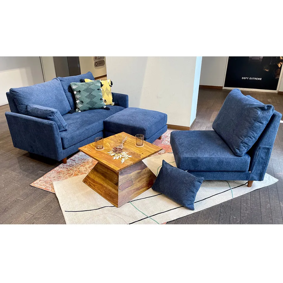 カウチソファMILOブルー - 6