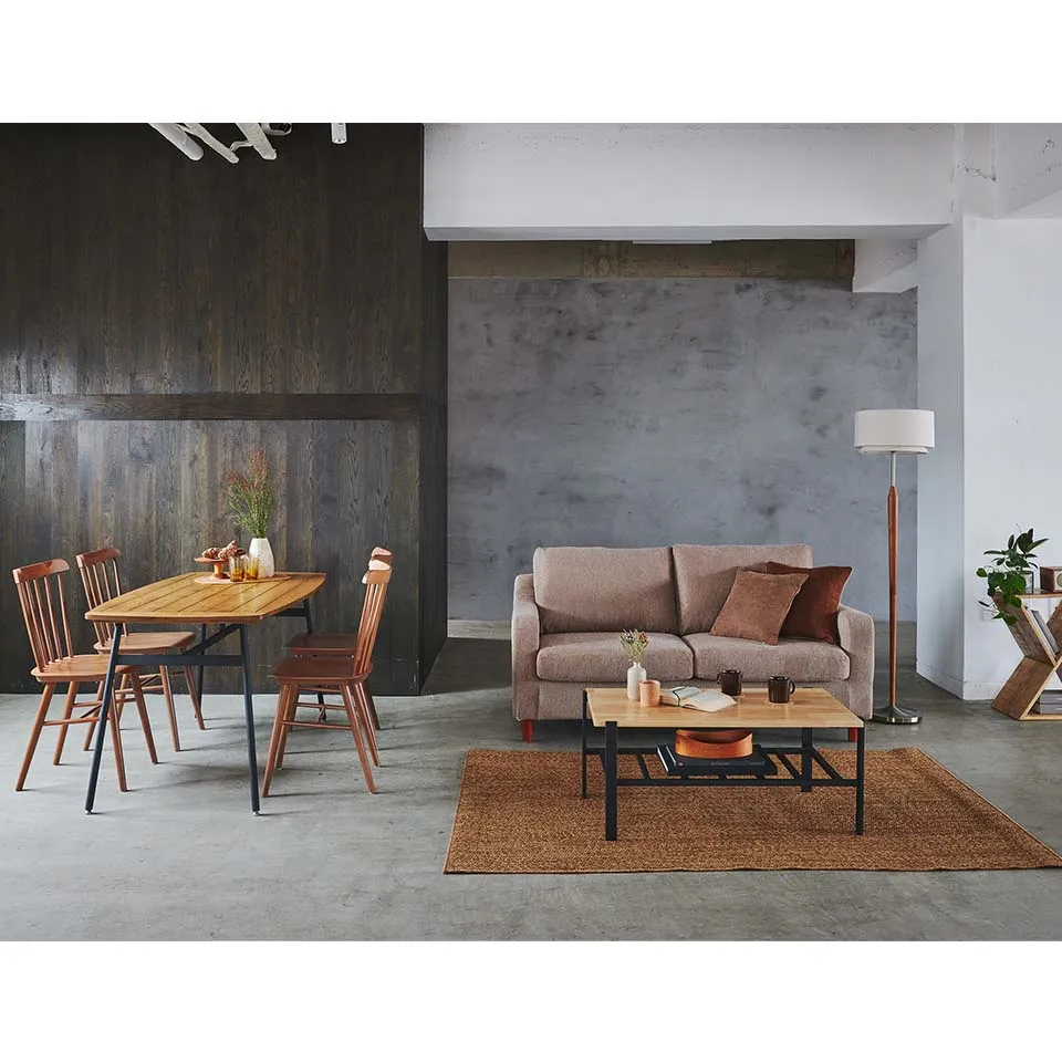 センターテーブルBF8470ナチュラル/ブラック - 9