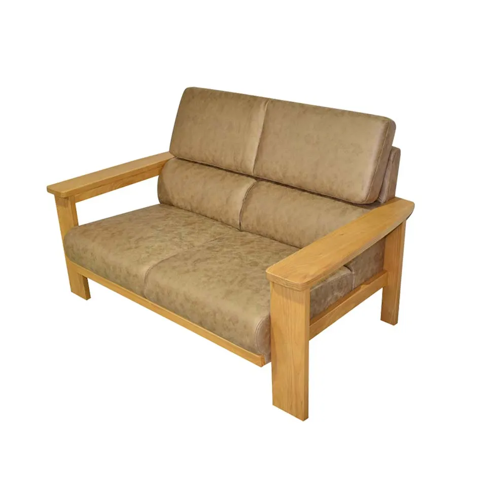 ソファNC779 2人掛けライトブラウン/... - 2