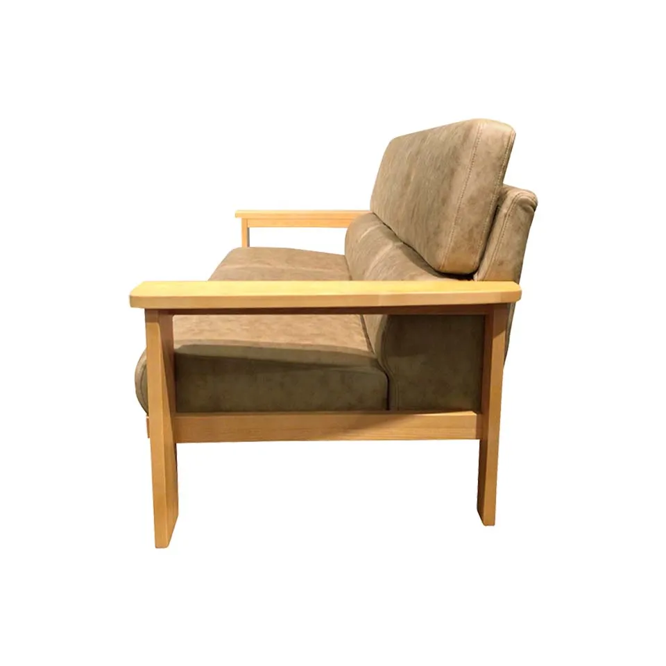 ソファNC779 3人掛けライトブラウン/... - 3