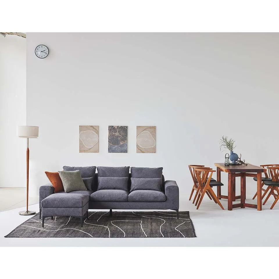 カウチソファCALMグレー - 10