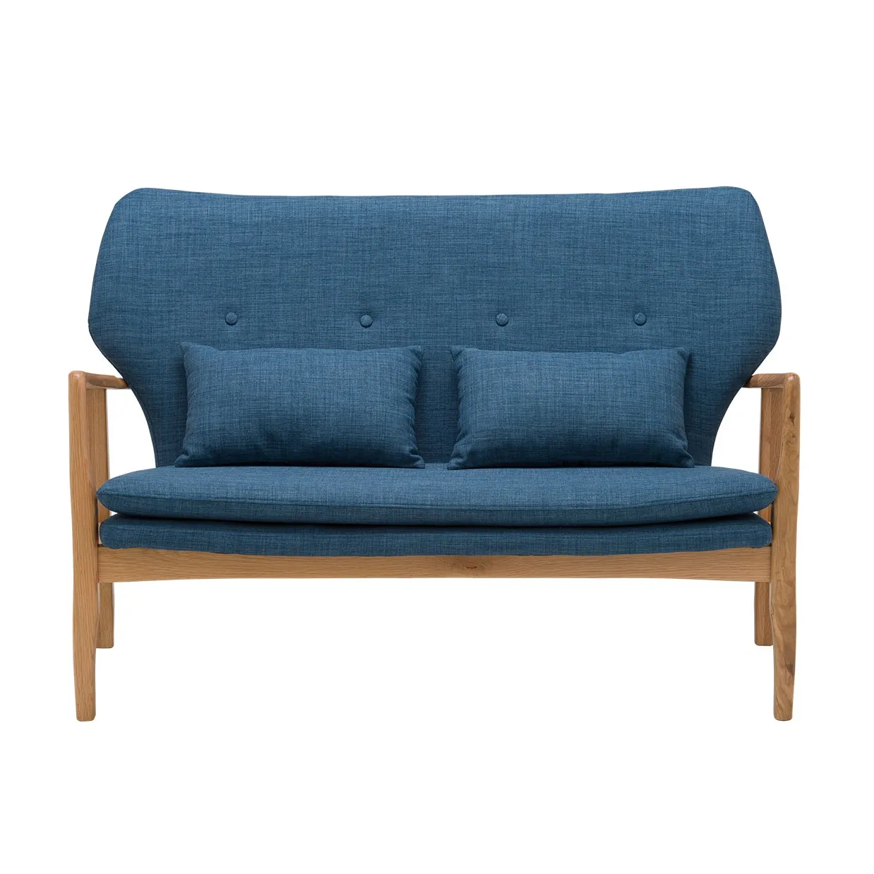 ソファMKDS 2人掛けブルー - 2